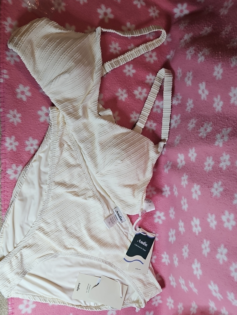 Andie Cream 2 Piece Swimsuit